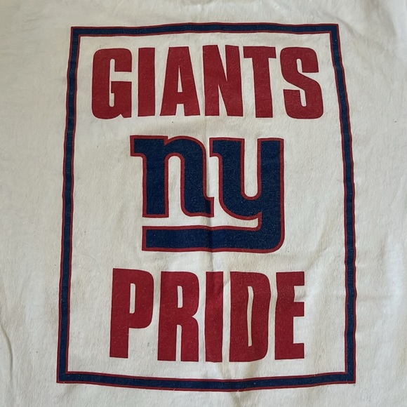 New York Giants 90th Anniversary Tshirt - Size L - Picture 1 of 8